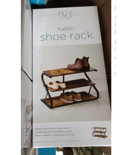 Rustic Shoe Rack. 1200units. EXW Los Angeles 